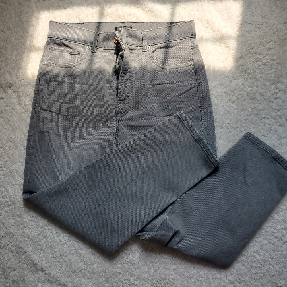 Grey ankle jeans